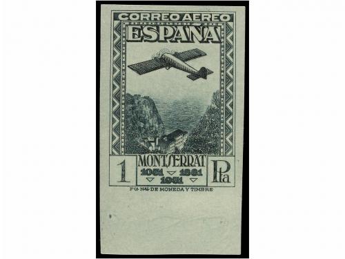 * ESPAÑA. Ed. 650/54s. SERIE COMPLETA SIN DENTAR, borde de h