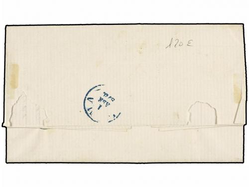 ¿ PERU. 1870. PISCO a LIMA. 1 dinero verde, pareja, mat. óva