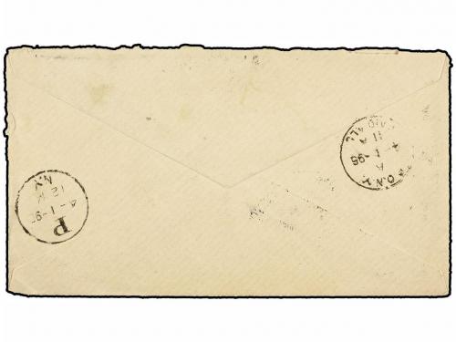 ¿ PERU. Sc. 111 (2), 141 (2). 1896. LIMA a NEW YORK. 10 ctvo