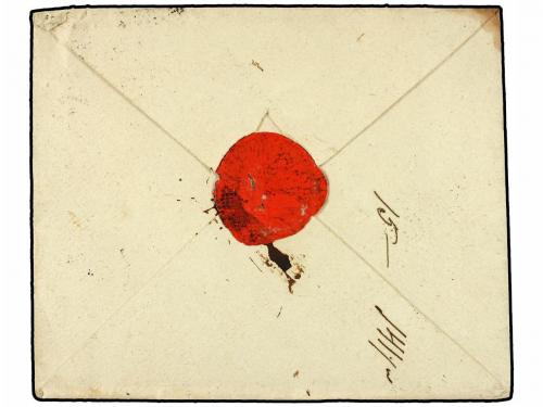 ✉ RUSIA. 1824. ST. PETERSBURG to CÁDIZ (Spain). Envelope (wi