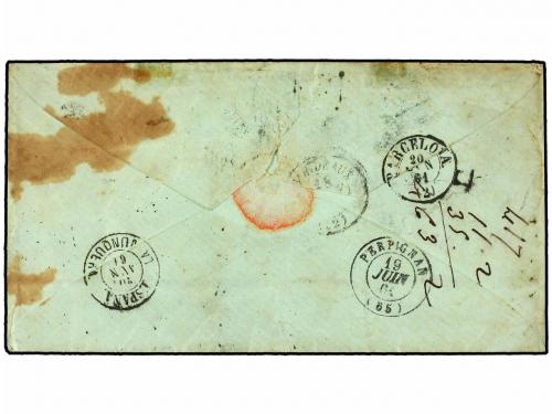 ✉ ARGENTINA. 1861. BUENOS AIRES a ALELLA (Barcelona, España)