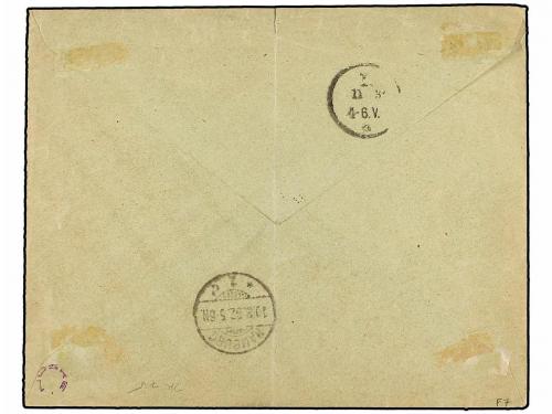 ✉ LIBERIA. 1892. CAPE PALMAS to GERMANY. Envelope franked by