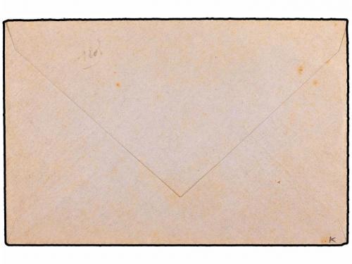 ✉ MARRUECOS. 1904. MOGADOR a ARGELIA. 1 pta. s. 1 Fr. carmín