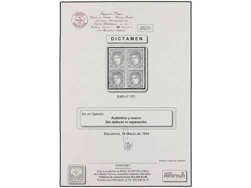 **/* ESPAÑA. Ed. 98, 107, 121 (4). 50 mils. violeta, 50 mils