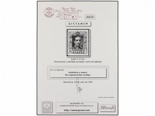 * ESPAÑA. Ed. 310ec, 311ec, 317Aec, 320ec. Cuatro valores CA