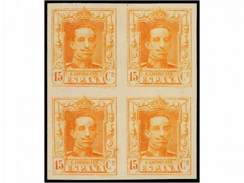 (*) ESPAÑA. Ed. 315. ENSAYOS DE COLOR. 15 cts. en colores am