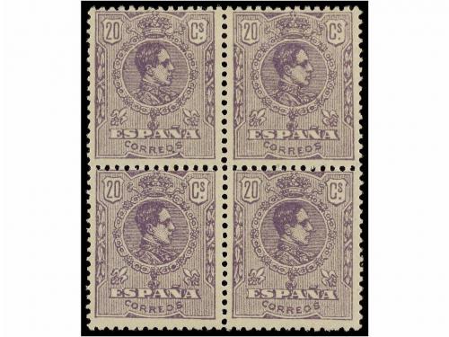 ** ESPAÑA. Ed. 289/90. SERIE COMPLETA en bloques de cuatro.