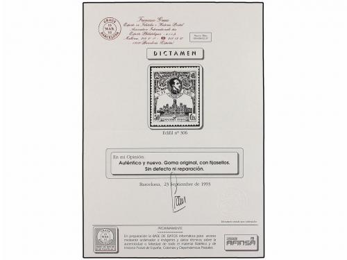 **/* ESPAÑA. Ed. 297/09. SERIE COMPLETA, sellos de 5 cts., 5
