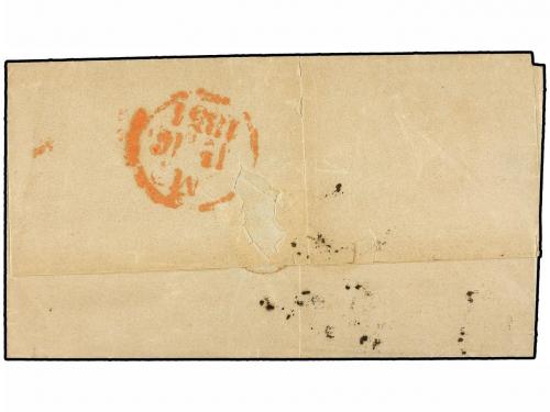 ¿ ESPAÑA. Ed. 6. 1851. ALCARAZ a MADRID. 6 cuartos negro, bo