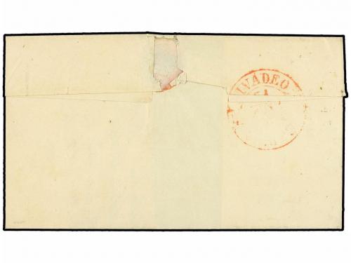 ¿ ESPAÑA. Ed. 6. 1851. CASTRO URDIALES a RIBADEO. 6 cuartos