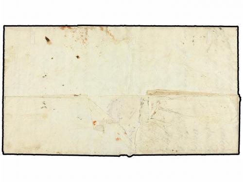 ¿ ESPAÑA. Ed. 6. 1851. MIGRAN a SANDIANES. 6 cuartos negro,