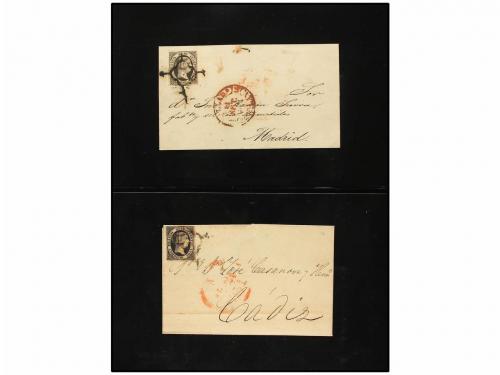 ° ¿ ESPAÑA. Ed. 6. 6 cuartos negro. Resto de colección con s