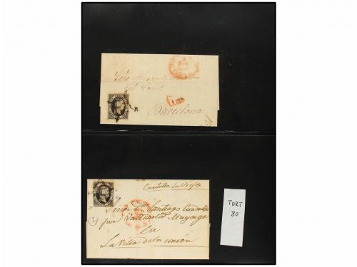 ° ¿ ESPAÑA. Ed. 6. 6 cuartos negro. Resto de colección con s