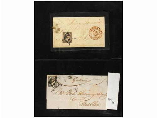 ° ¿ ESPAÑA. Ed. 6. 6 cuartos negro. Resto de colección con s