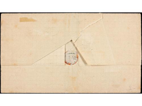 ✉ ESPAÑA. Ed. 148. 1875. BARCELONA a MARSEILLE. 40 cts. viol