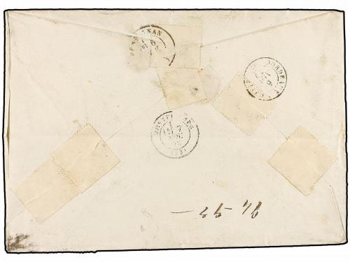 ¿ ESPAÑA. Ed. 119, 122 (3), 126 (2). 1872. BARCELONA a FRANC