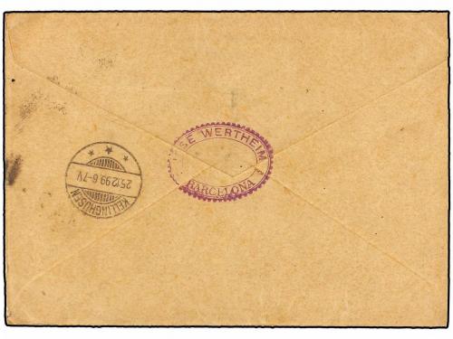 ¿ ESPAÑA. Ed. 216, 218, 219, 220, 224. 1899. BARCELONA a ALE