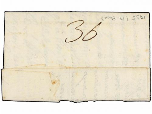 ✉ ESPAÑA: PREFILATELIA. 1735 (19 Enero). BARCELONA a REUS. M