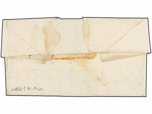 ¿ ESPAÑA: PREFILATELIA. 1737 (10 Marzo). BARCELONA a GRANOLL