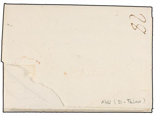 ¿ ESPAÑA: PREFILATELIA. 1761 (21 Febrero). BARCELONA a GERON