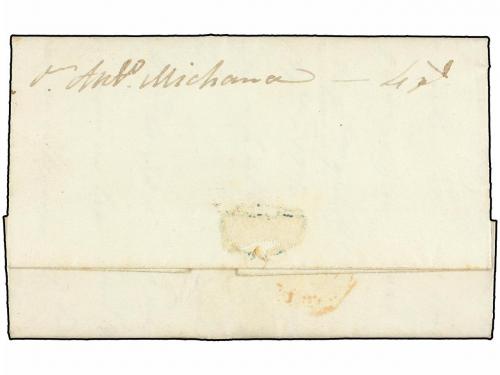 ¿ ESPAÑA: PREFILATELIA. 1832 (23 Mayo). BARCELONA a TÁRREGA.