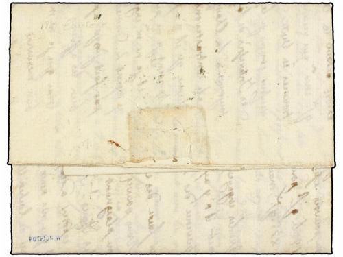 ✉ ESPAÑA: PREFILATELIA. 1810. BARCELONA a MARSEILLE. Marca d