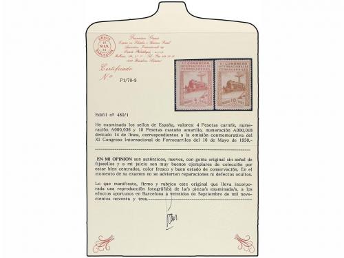 ** ESPAÑA. Ed. 469/82. SERIE COMPLETA. Excelentes centrajes.