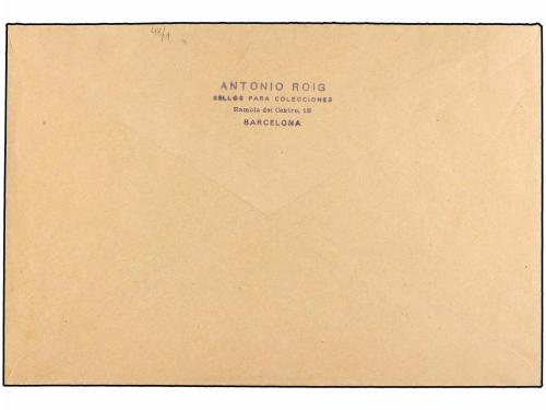 ¿ ESPAÑA. Ed. 434/47. 1929. BARCELONA a CHECOSLOVAQUIA. Seri