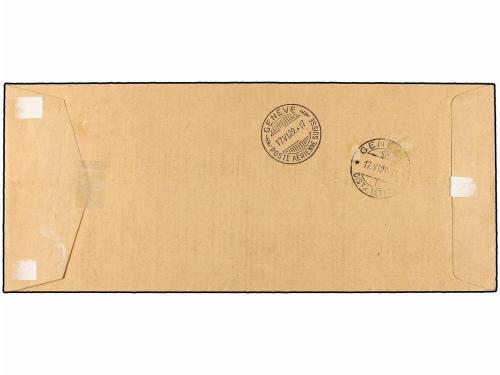 ¿ ESPAÑA. Ed. 455/65, 468. 1920. MADRID a GINEBRA (Suiza). S