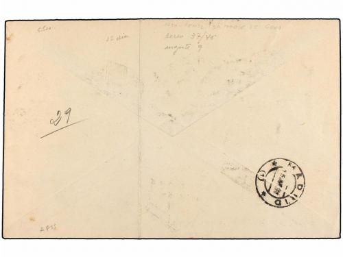 ¿ ESPAÑA. Ed. 517/26, 530. 1930. SEVILLA a MADRID. Precioso