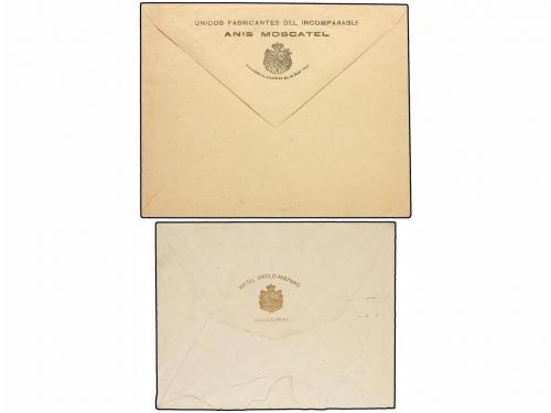 ✉ LOTES y COLECCIONES. Conjunto de ocho cartas de las emisio