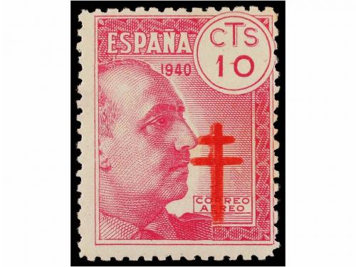 ** ESPAÑA. Ed. 937/39ed. 20+5 cts., 40+10 cts. y 10 cts. aér