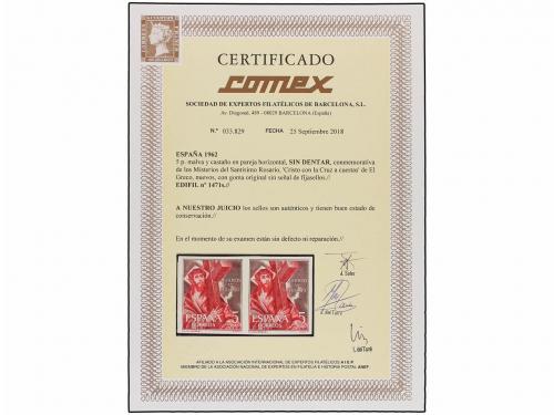 ** ESPAÑA. Ed. 1471s. MISTERIOS DEL SANTO ROSARIO. 5 pts. ma