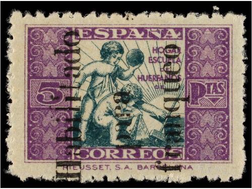 * ESPAÑA: BENEFICENCIA. Ed. NE 1/8. NO EMITIDOS. Serie compl