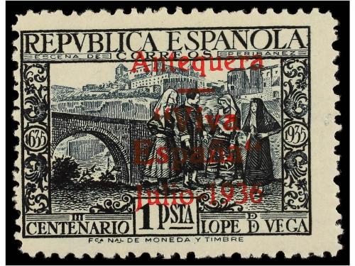 * ESPAÑA E. LOCALES PATRIOTICAS: ANTEQUERA. Ed. 19/22. SERIE