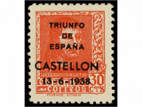 * ESPAÑA E. LOCALES PATRIOTICAS: CASTELLON. CINCO valores TR