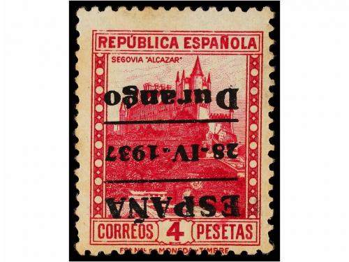 * ESPAÑA E. LOCALES PATRIOTICAS: DURANGO. Ed. 1, 3cc, 3cca,