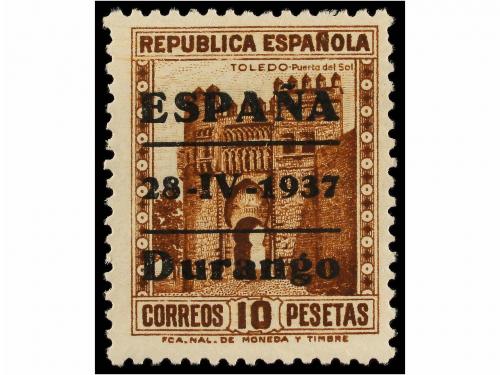 * ESPAÑA E. LOCALES PATRIOTICAS: DURANGO. Ed. 1/16. SERIE CO