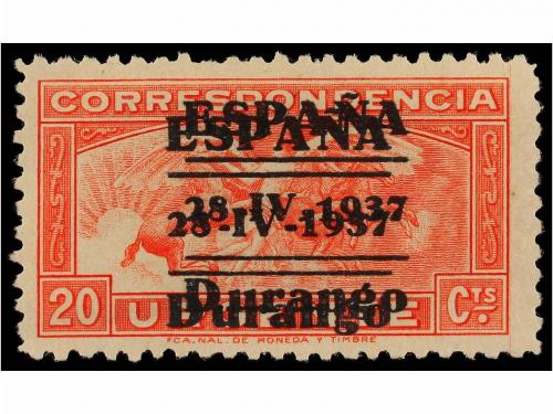 * ESPAÑA E. LOCALES PATRIOTICAS: DURANGO. Ed. 8, 16hh. 20 ct