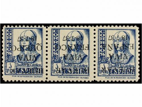 * ESPAÑA E. LOCALES PATRIOTICAS: HUEVAR. Ed. 47A/49D. VALORE