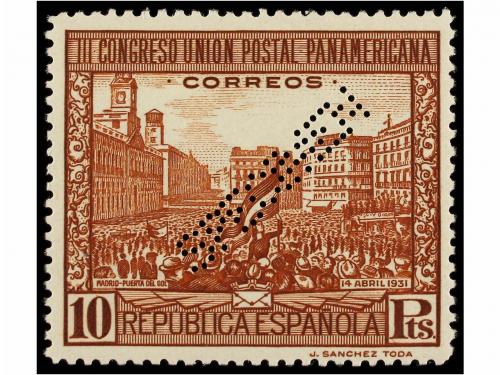 * ESPAÑA. Ed. 604/13MT. SERIE COMPLETA, perforación SPECIMEN