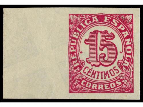 ** ESPAÑA. Ed. 745scc. CAMBIO DE COLOR. 15 cts. LILA ROJO si