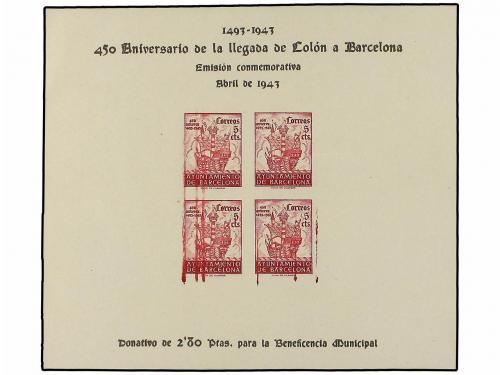 (*) ESPAÑA: AYUNTAMIENTO DE BARCELONA. Ed. 51/52s. HB. 5 cts