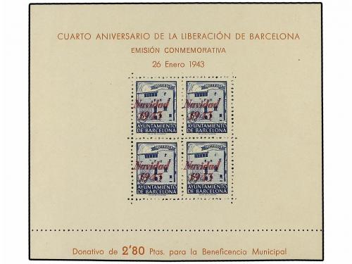 * ESPAÑA: AYUNTAMIENTO DE BARCELONA. Ed. 53/54. HB. 5 cts. (