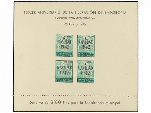 (*) ESPAÑA: AYUNTAMIENTO DE BARCELONA. Ed. 40/41s. HB. SIN D