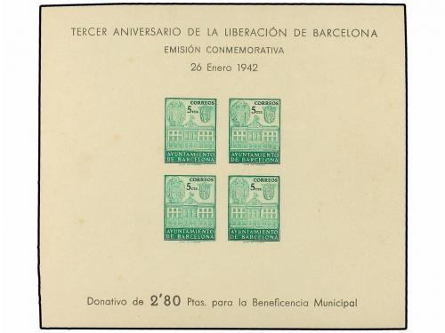 (*) ESPAÑA: AYUNTAMIENTO DE BARCELONA. Ed. 38/39s. HB. SIN D