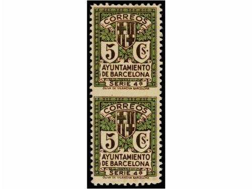 * ESPAÑA: AYUNTAMIENTO DE BARCELONA. Ed. 9/12spv. CUATRO par