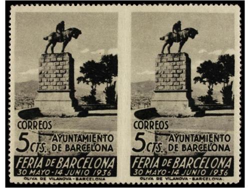 * ESPAÑA: AYUNTAMIENTO DE BARCELONA. Ed. 14, 16sph. 5 cts. v