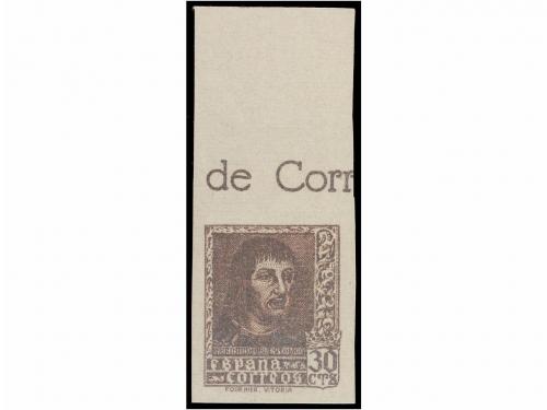 ** ESPAÑA. Ed. 844A. 30 cts. plata y 30 cts. oro sin dentar