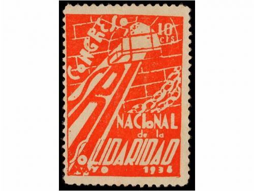 ESPAÑA GUERRA CIVIL. CONGRESO NACIONAL DE LA SOLIDARIDAD. Tr